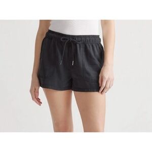 Quince Vintage Wash Tencel Utility Shorts